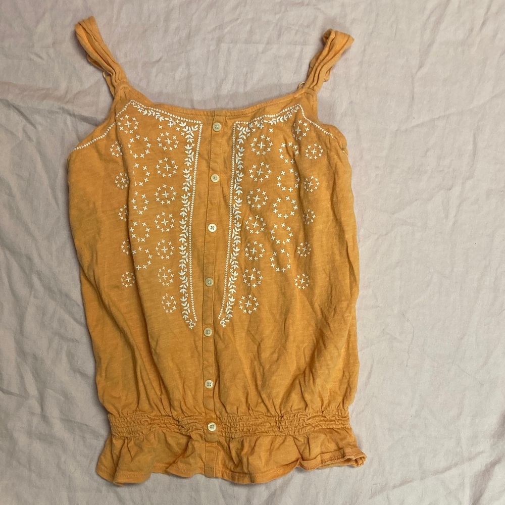 Mudd Amber Floral Embroidered Camisole